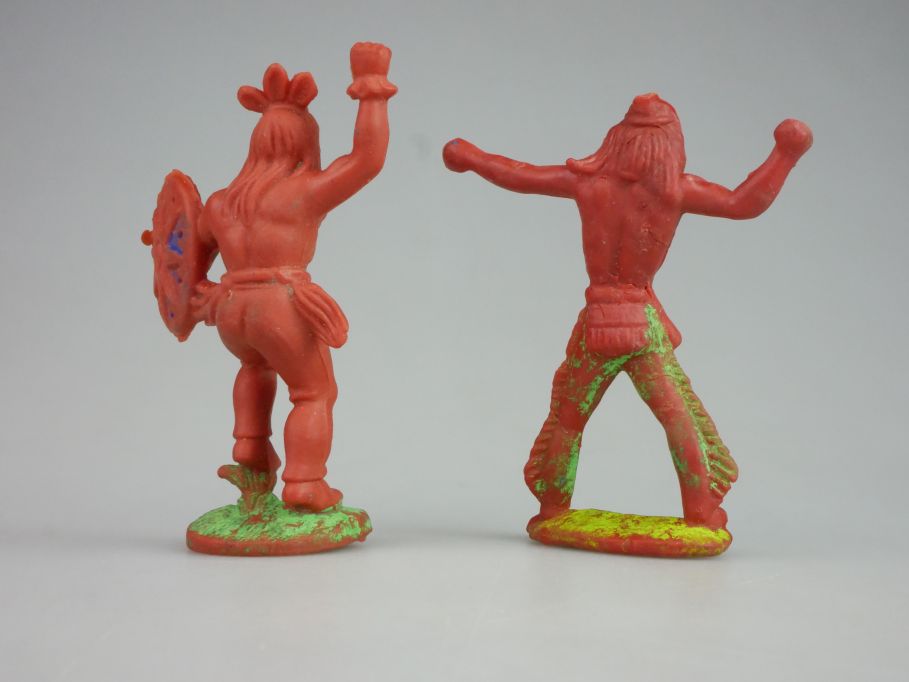 DDR Blechschmidt Bayer Gummi Indianer mittel Rohling 29 50 selten Figuren 120137