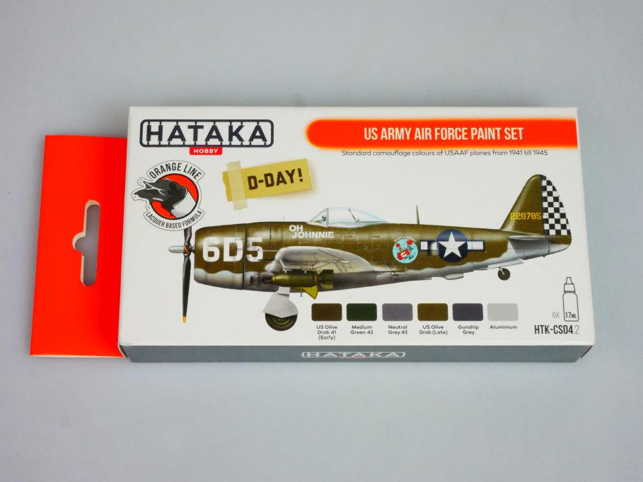 Hataka HTK-CS04.2 US Army Air Force WWII Paint Set Flugzeug Farbe 120365