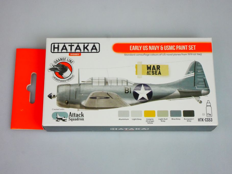Hataka HTK-CS53 Early US Navy & USMC WWII Paint Set Flugzeug Farbe 120367