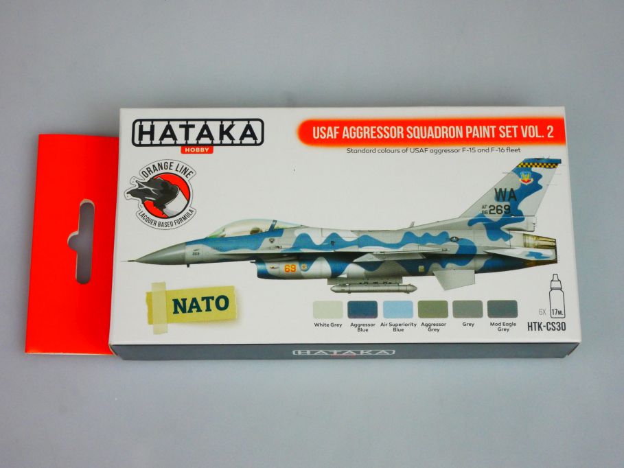 Hataka HTK-CS30 USAF Aggressor Squadron Paint Set Vol.2 Farbe 120369