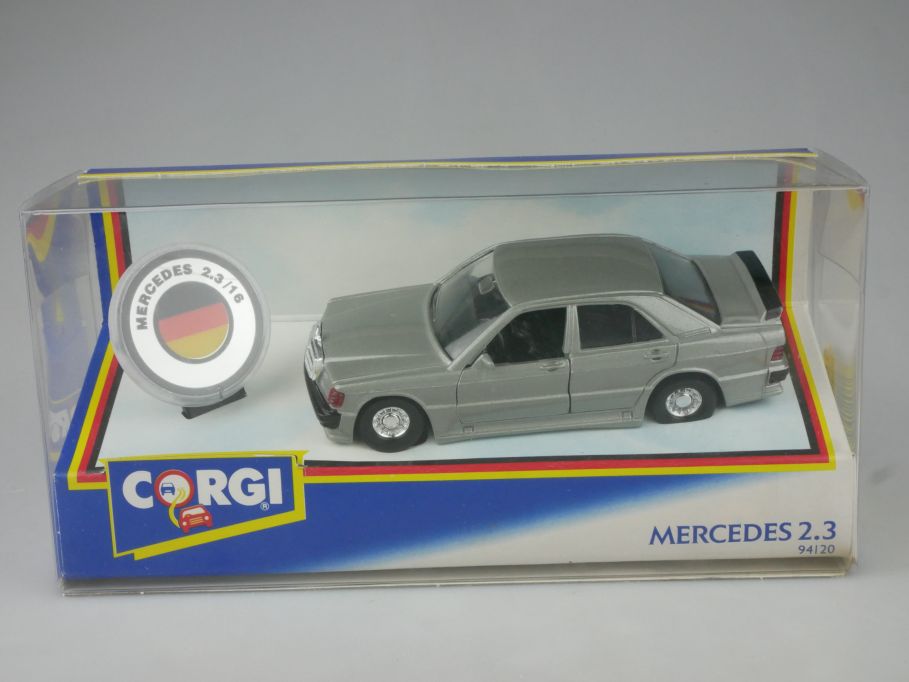 Corgi Mercedes E 190 2.3 W201 silber 1/36 diecast 94120 + Box 118387