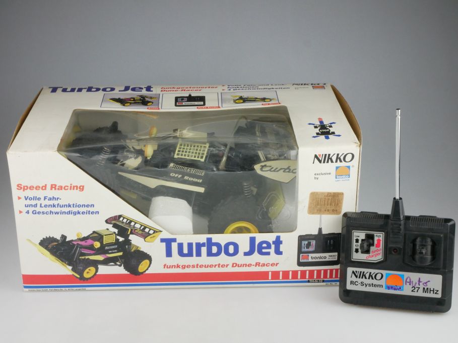 1980´ NIKKO tronico RC Turbo Jet Dune Racer 1/15 Buggy + Box 118916