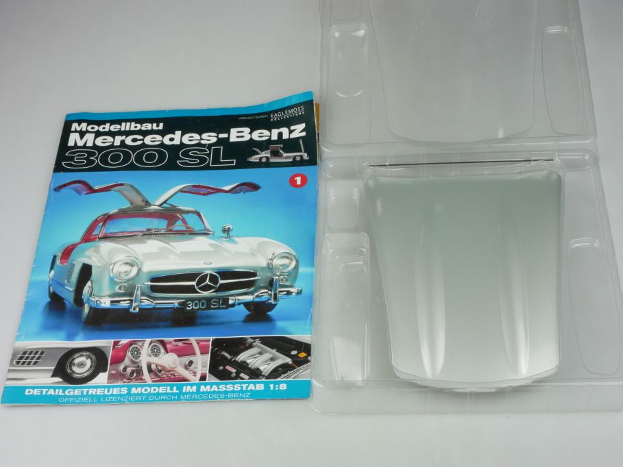 EAGLEMOSS 1/8 Mercedes 300 SL # 1 Motorhaube und Stützstrebe 119311