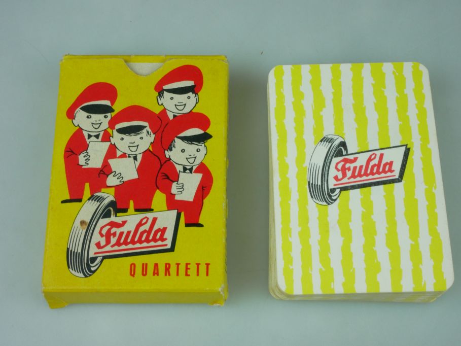 Fulda Quartett 32 Karten ca. 1950/1960er Jahre 3-4 Spieler 119734