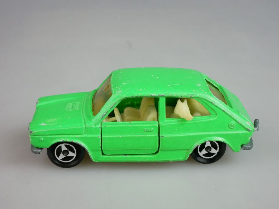 Majorette no. 203 1/55 Fiat 127 green Made in France 120252
