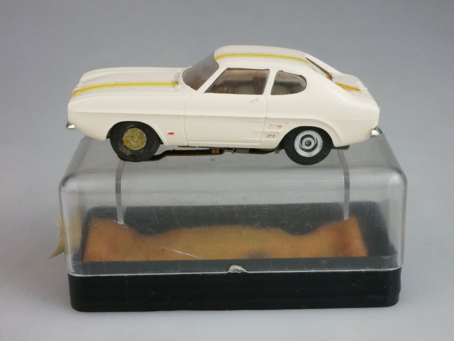 Faller AMS 5650 Ford Capri Slot Car Made in Germany 1960er Jahre + Box 120834