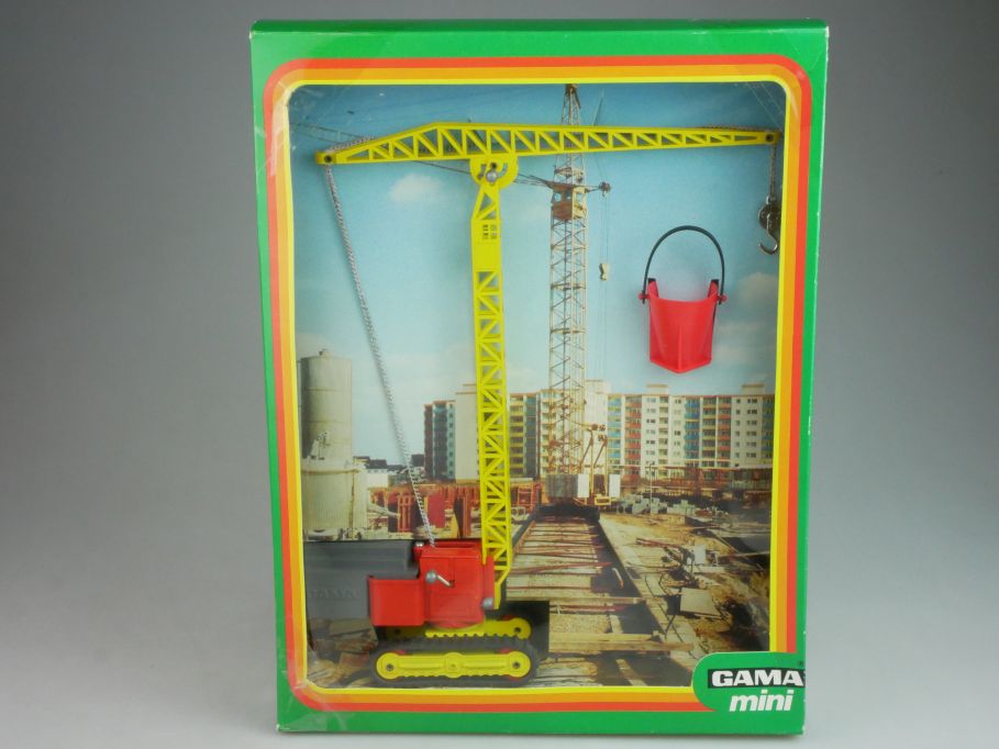 Gama mini 9202 Hochbaukran Baukran crane Zinkdruckguß + Box 122199