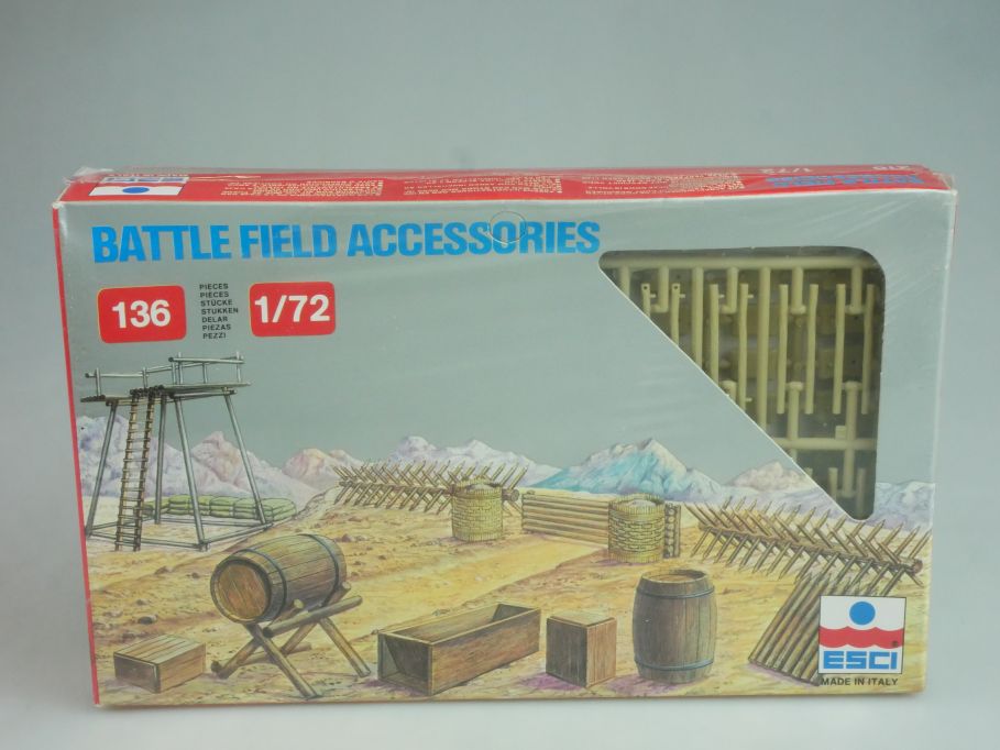 ESCi 1/72 216 Battle Field Accessories Kit sealed Box 121211