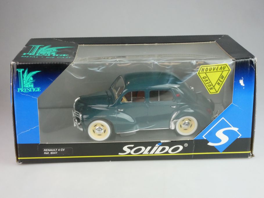 Solido 1/18 Renault 4CV diecast 8047 Box 124456