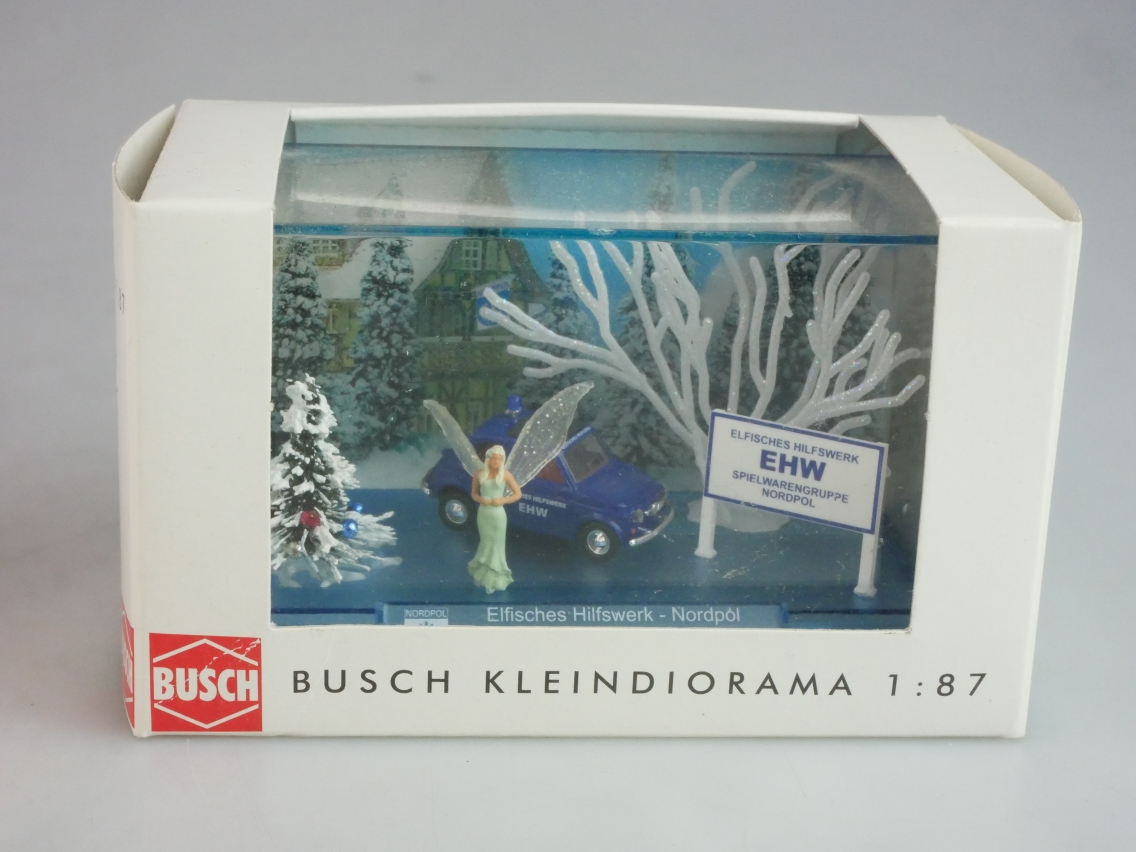 Busch 1/87 H0 #  48755 Puch 500 Elfisches Hilfswerk + Box- 124495