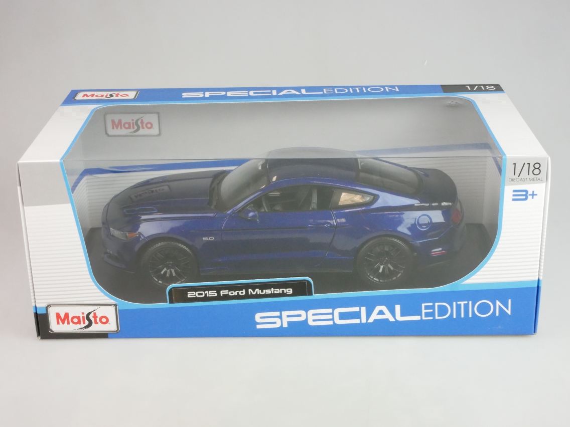 Maisto 1/18 2015 Ford Mustang + Box - 124783