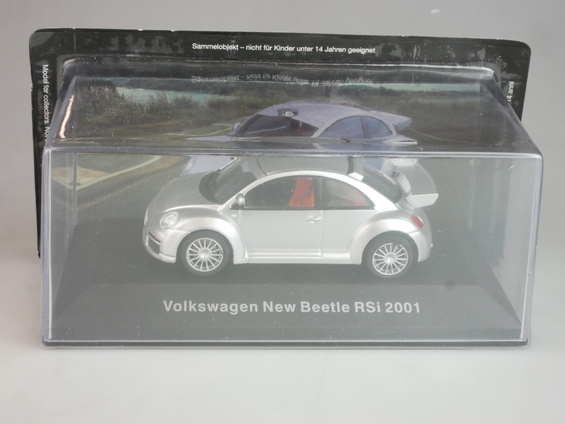 Agostini #26 1/43 Volkswagen VW New Beetle RSi 2001 + Box - 124800