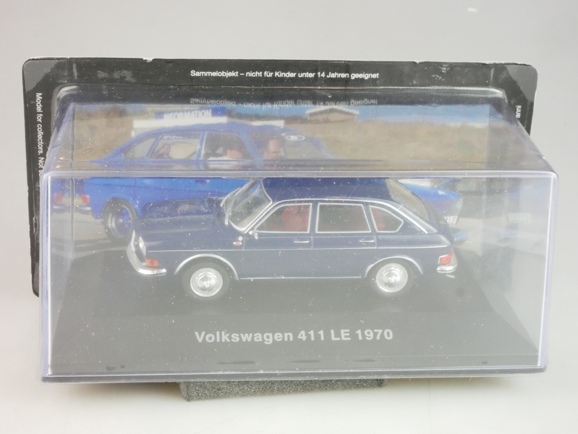Agostini #20 1/43 Volkswagen VW 411 LE 1970 + Box - 124815
