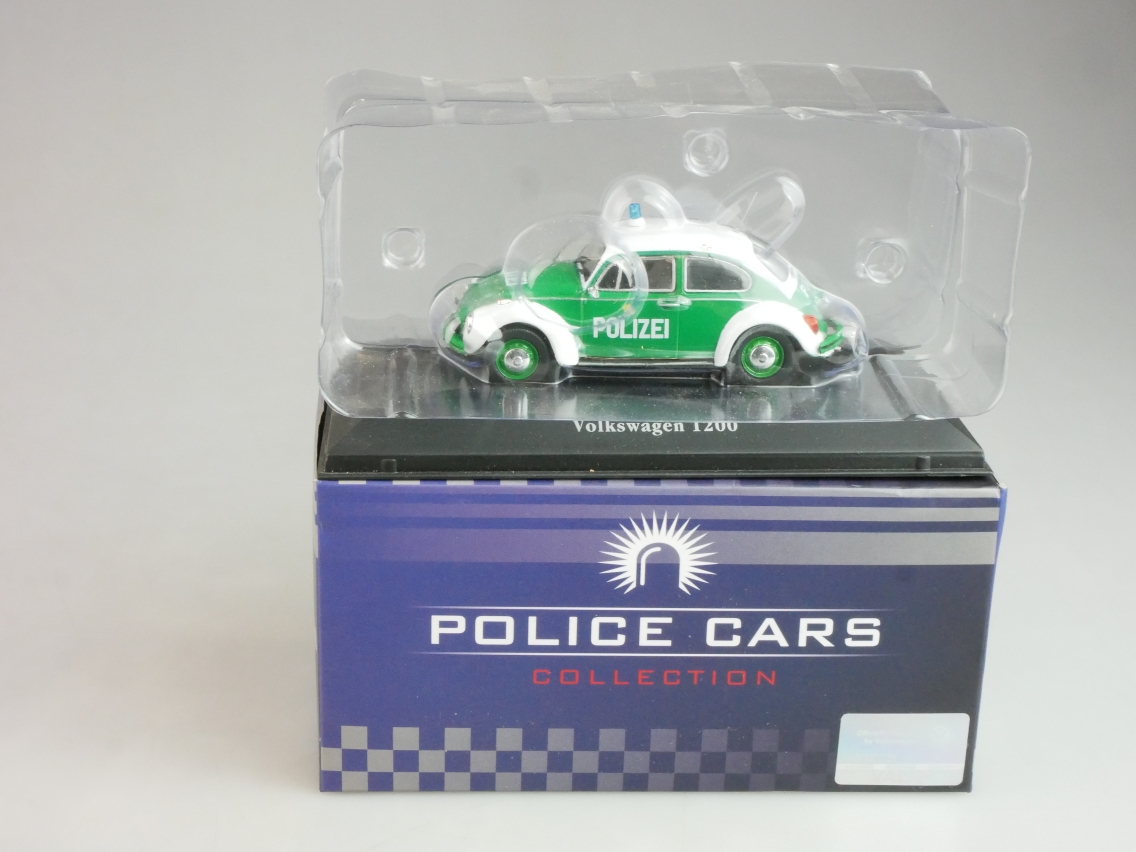 Atlas 1/43 Police  Volkswagen VW 1200 Polizei Deutschland + Box - 124888