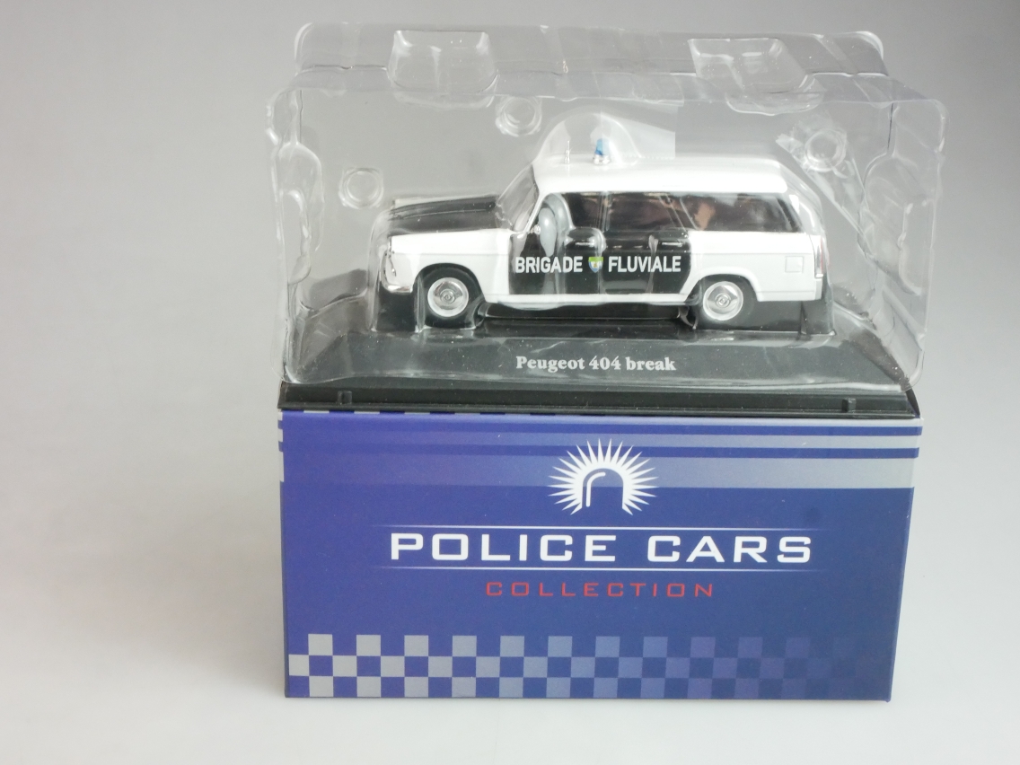 Atlas 1/43 Police  Peugeot 404 Break Frankreich 1966 + Box - 124890