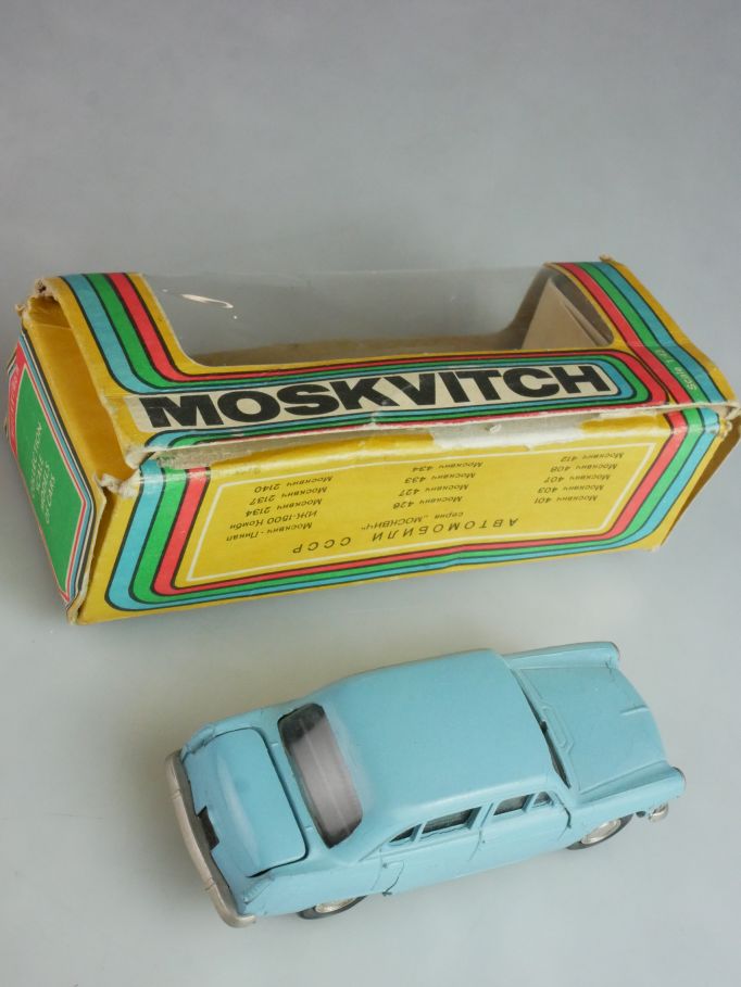 Modèle Réduit Voiture Ancienne Moskvitch 403 Au 1:43 - Collection DeAgostini N°27 (Neuf)