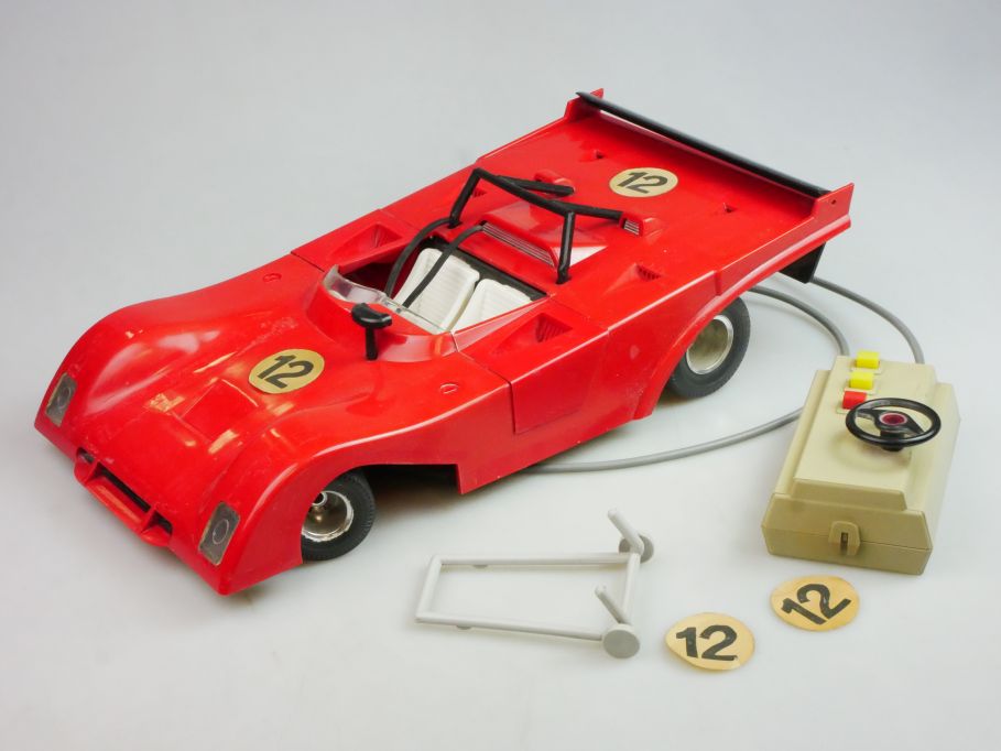 Anker Ferrari 312 PB Rennwagen #12 Fernlenkauto DDR 35cm Spielzeug 125221