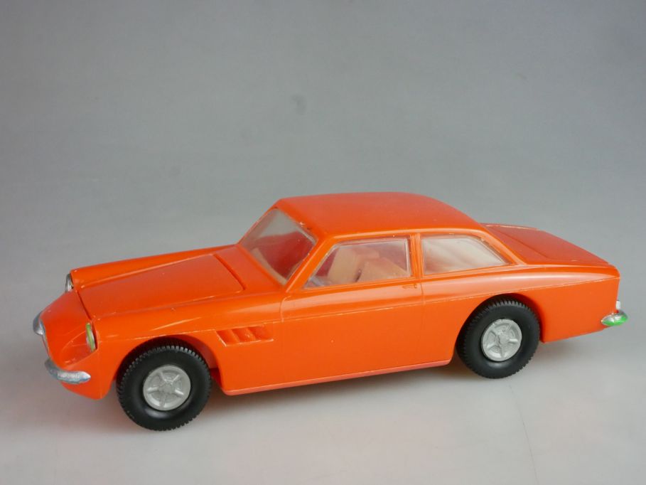 Plasticart 1/30 PKW Ferrari Coupé orange 15,5cm 80er DDR 125303