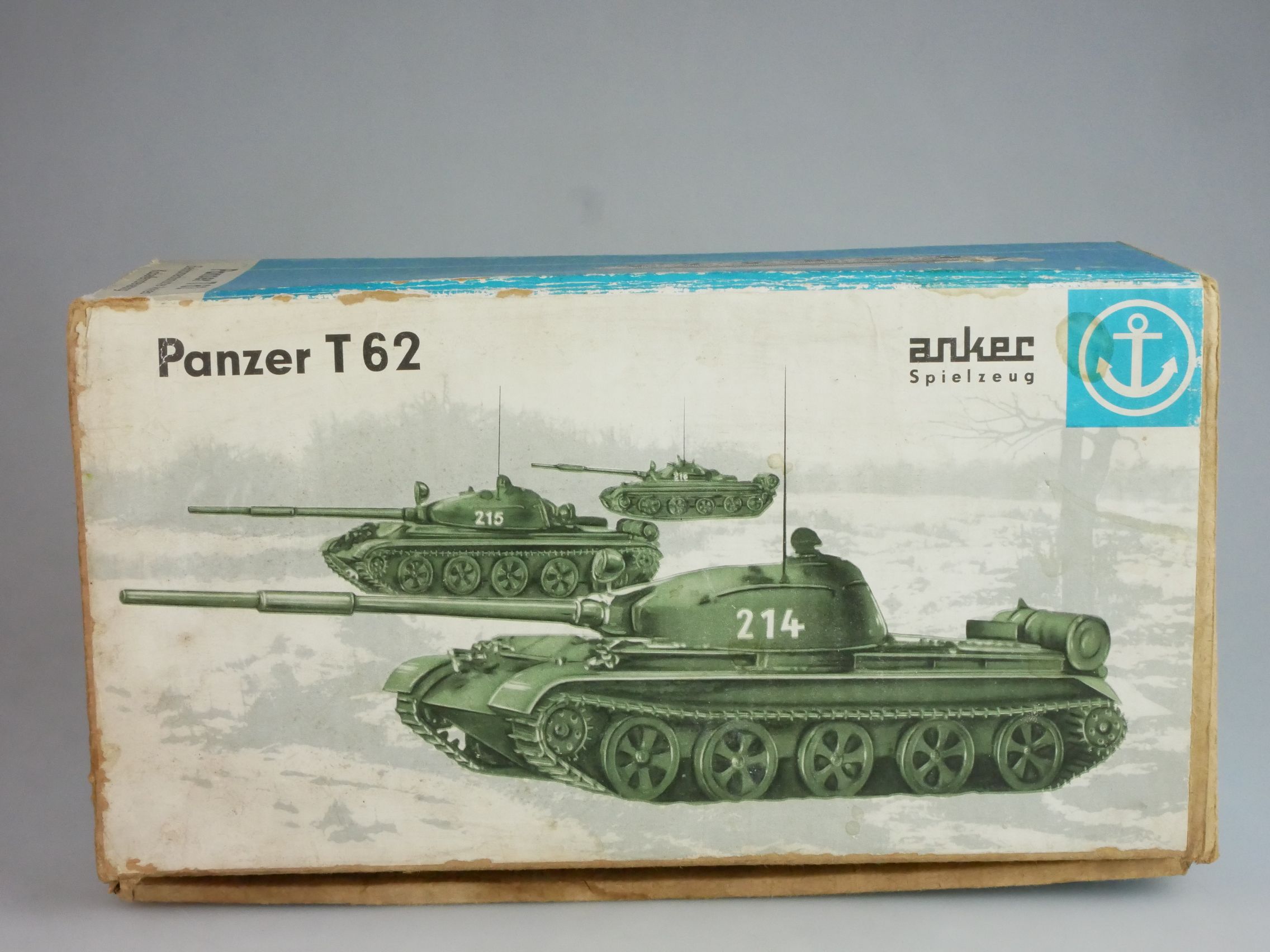 Anker 1/25 DDR LEERER Originalkarton Panzer T62 tank empty box 125405