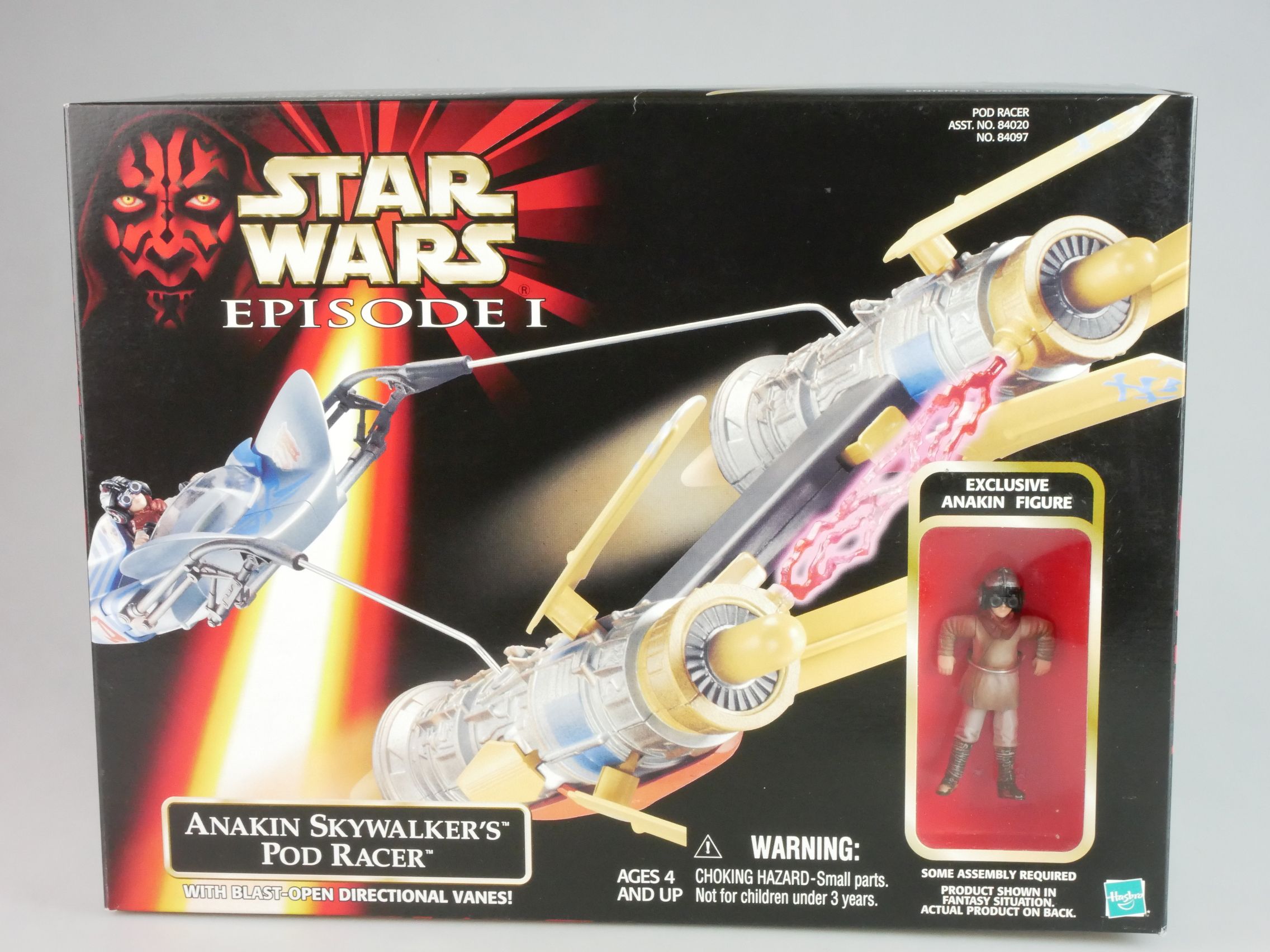 Hasbro 1998 Star Wars Episode 1 Anakin Skywalker´s Pod Racer 84097 Box 125464