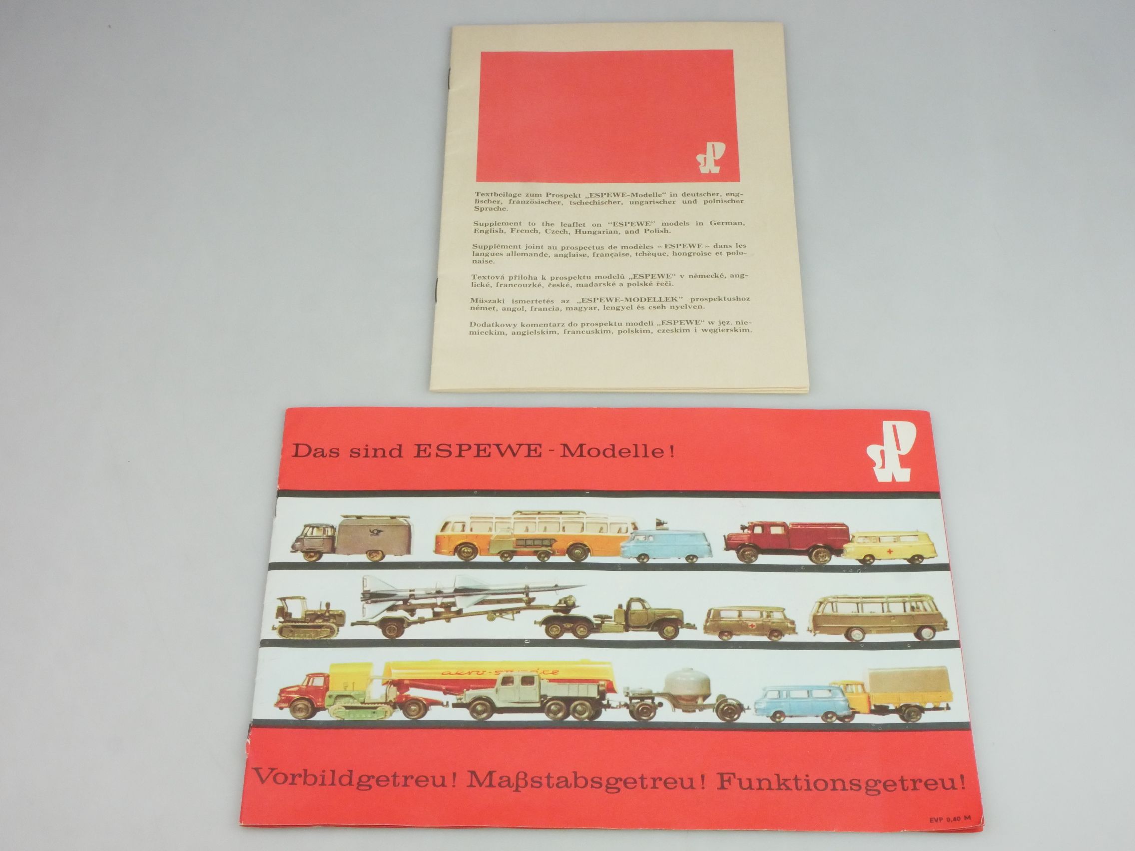 Selten Katalog ESPEWE 1968 export SPW VEB DDR 8 Seiten Textbeilage 125479