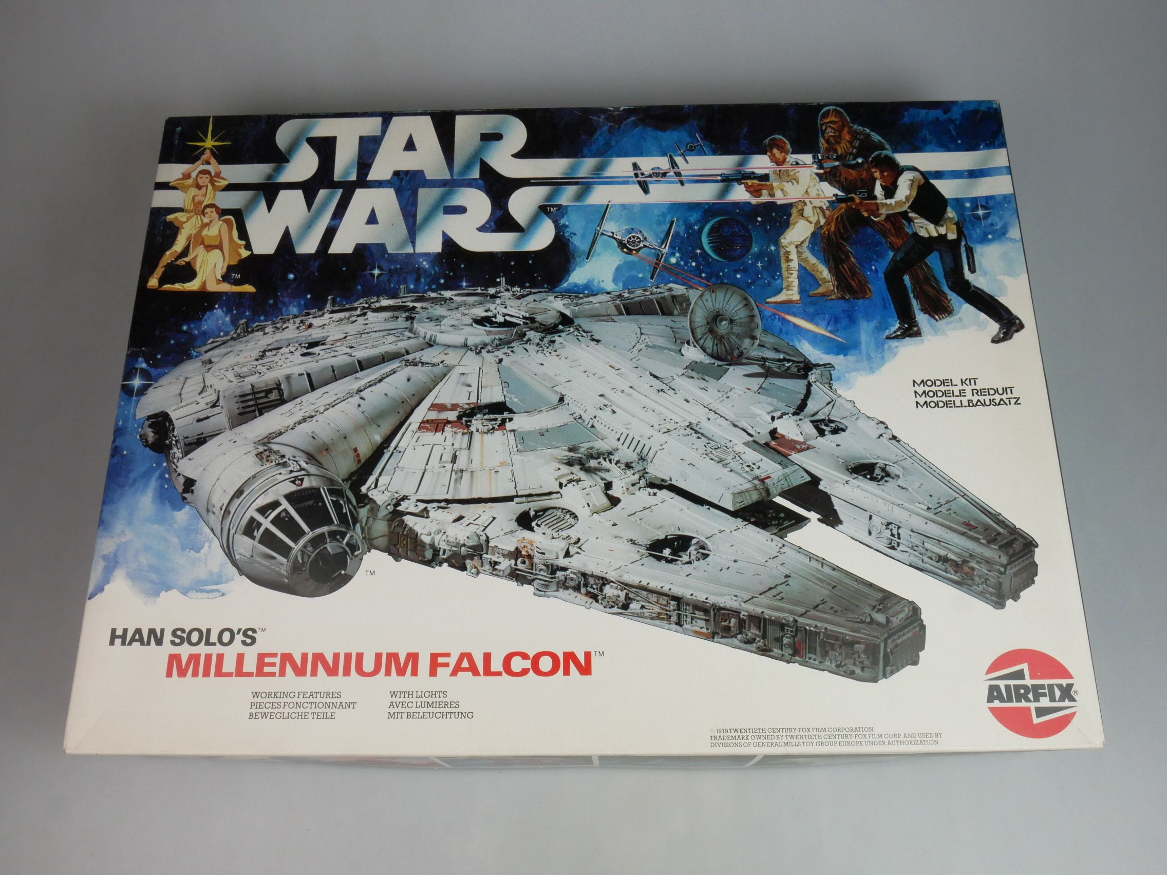 Airfix Star Wars 1982 Han Solo´s Millenium Falcon Bausatz 18101 kit Box 125492