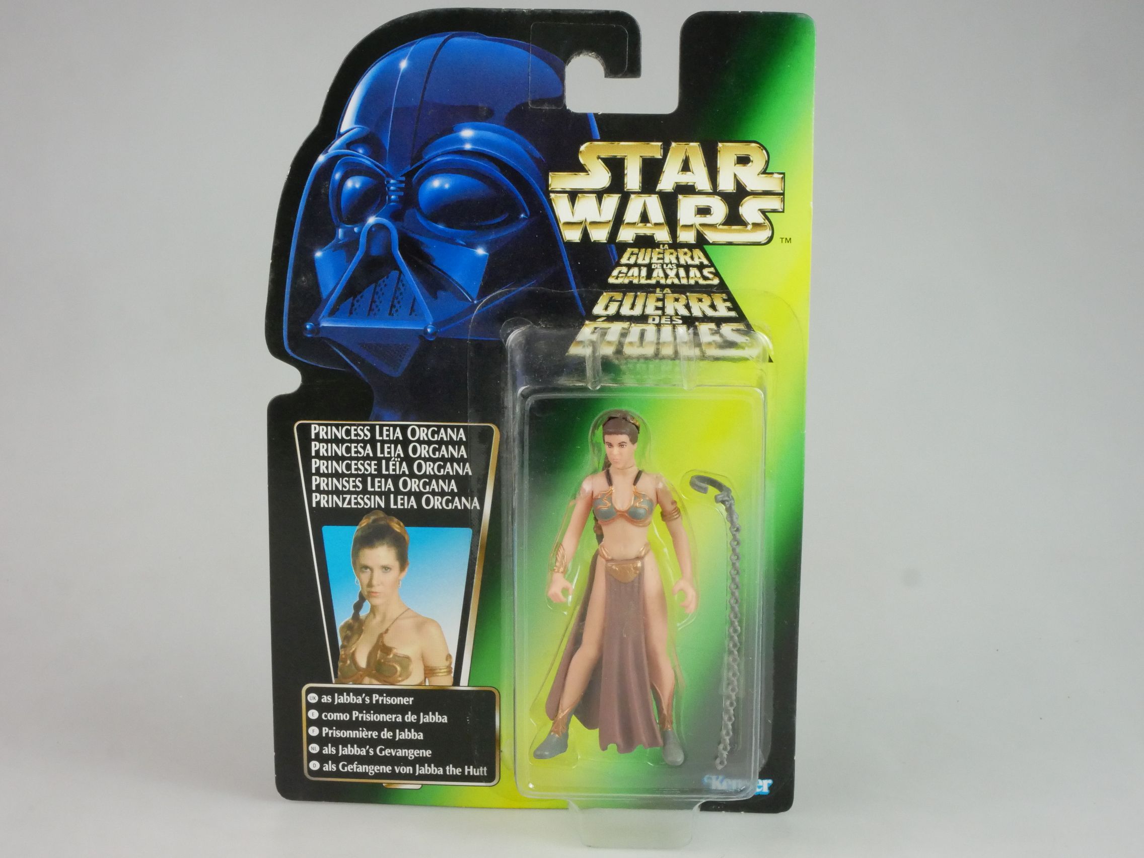 Kenner Star Wars POTF Princess Leia Organa Jabbas Gefangene 1997 Blister 125837