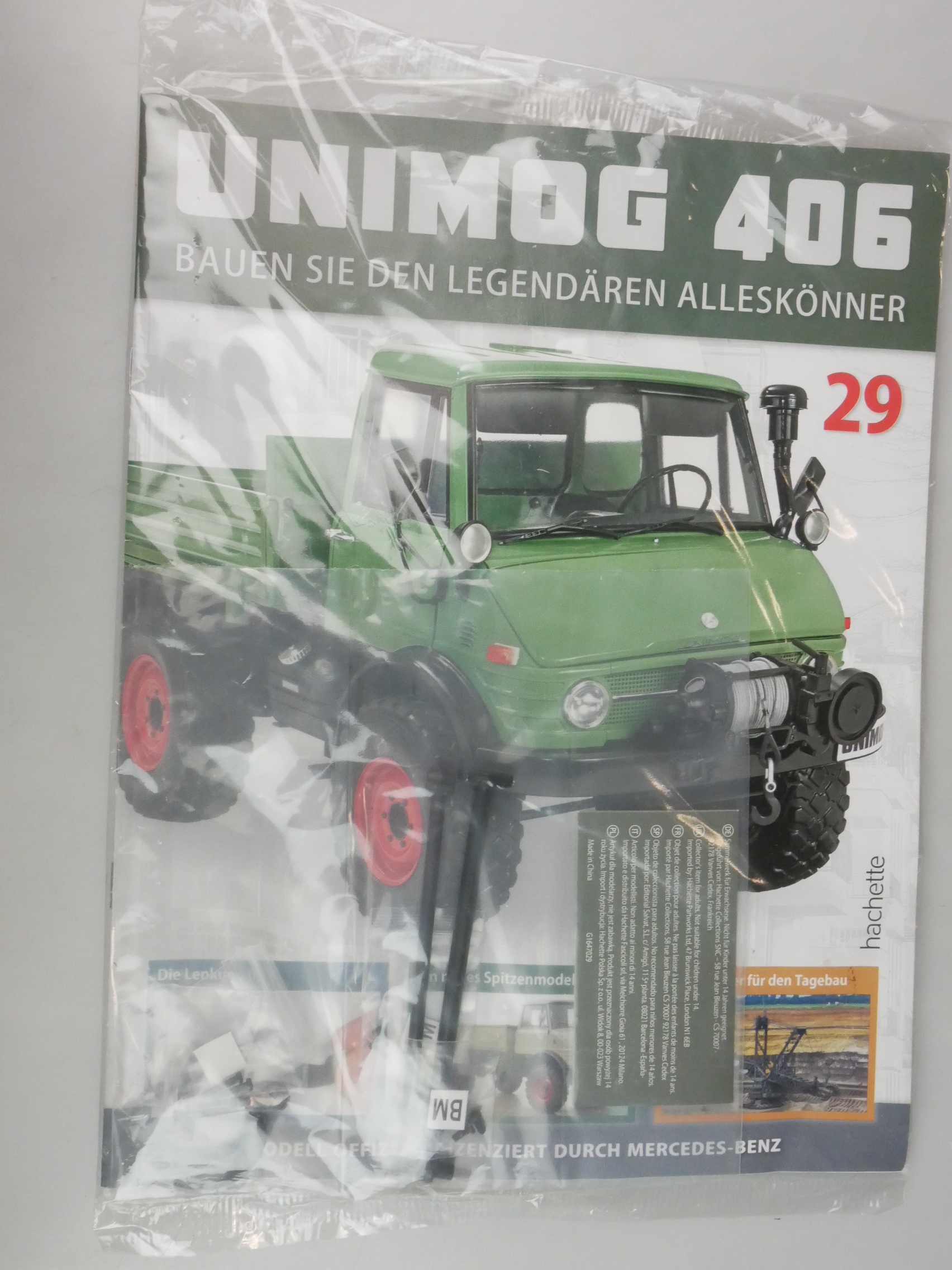Ausgabe 29 Hachette 1/8 Unimog 406 original sealed 125949