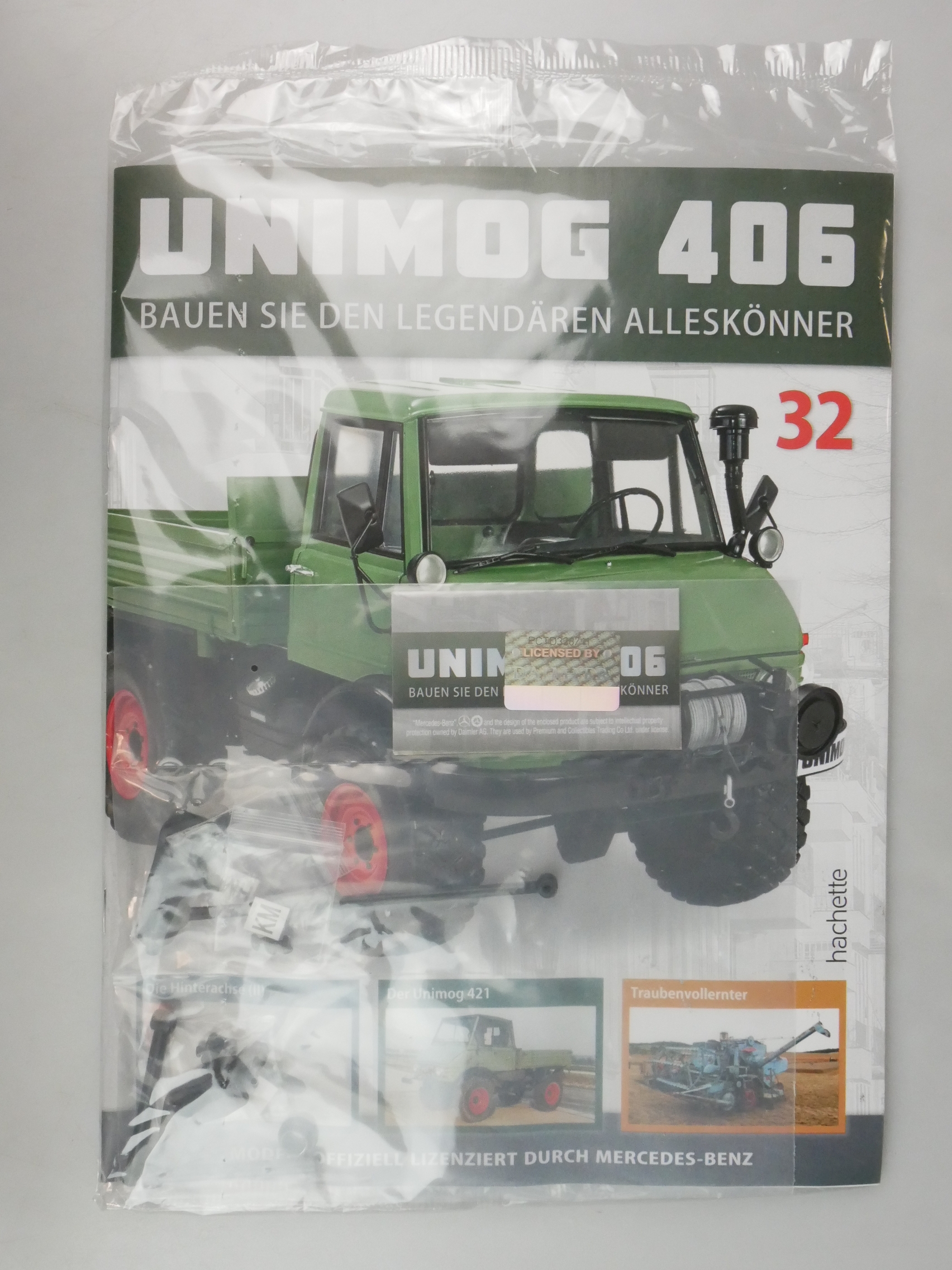 Ausgabe 32 Hachette 1/8 Unimog 406 original sealed 125952