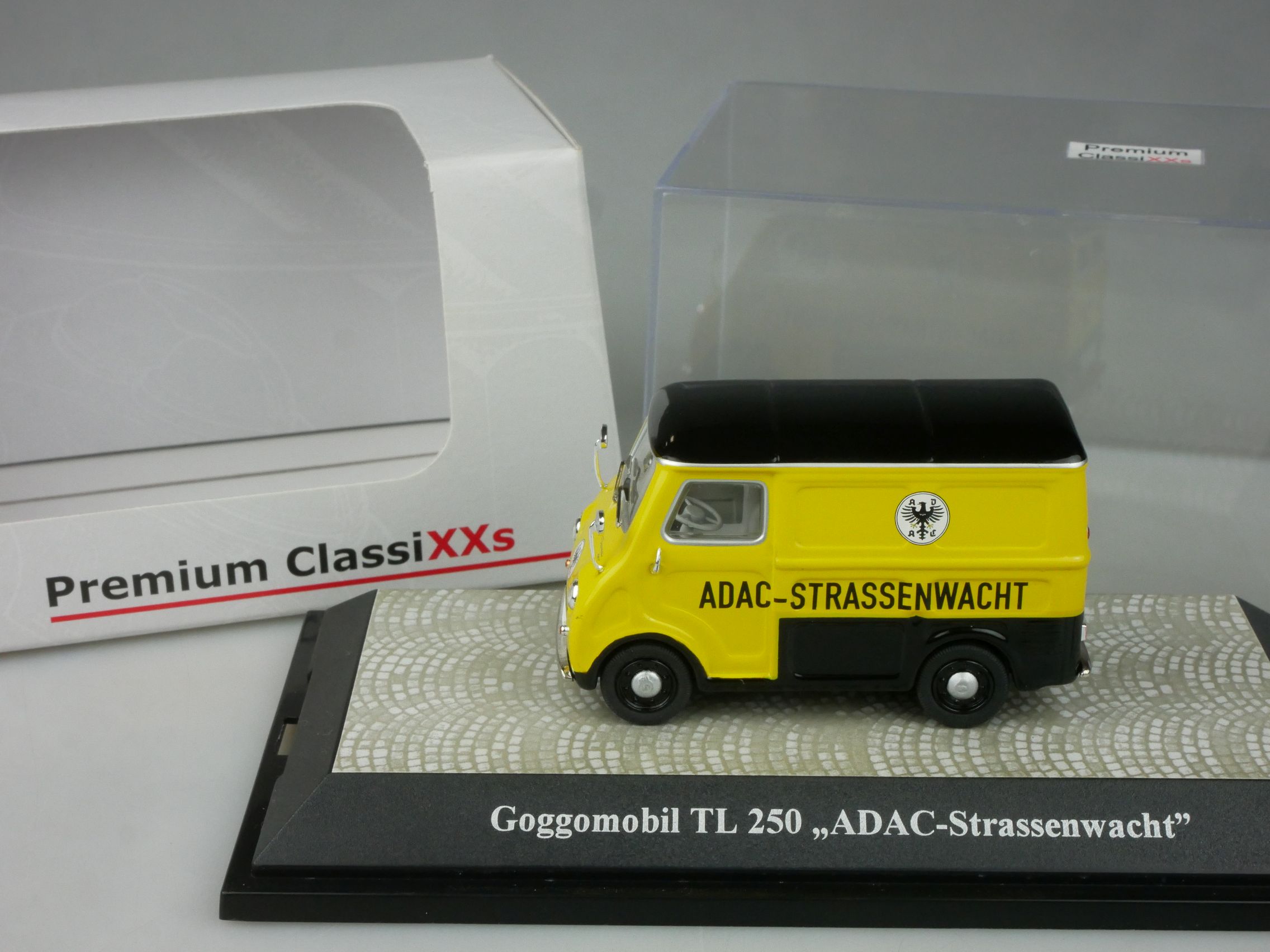 Premium Classixxs 1/43 Goggomobil TL 250 ADAC Strassenwacht + Box 126625