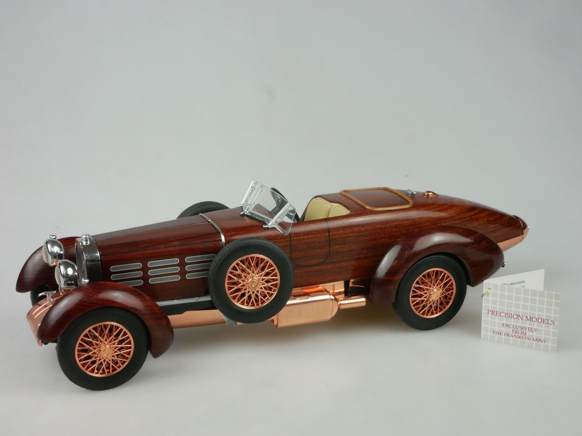 Franklin Mint 1/24 the 1924 Hispano Suiza Tulipwood - precision model  126763