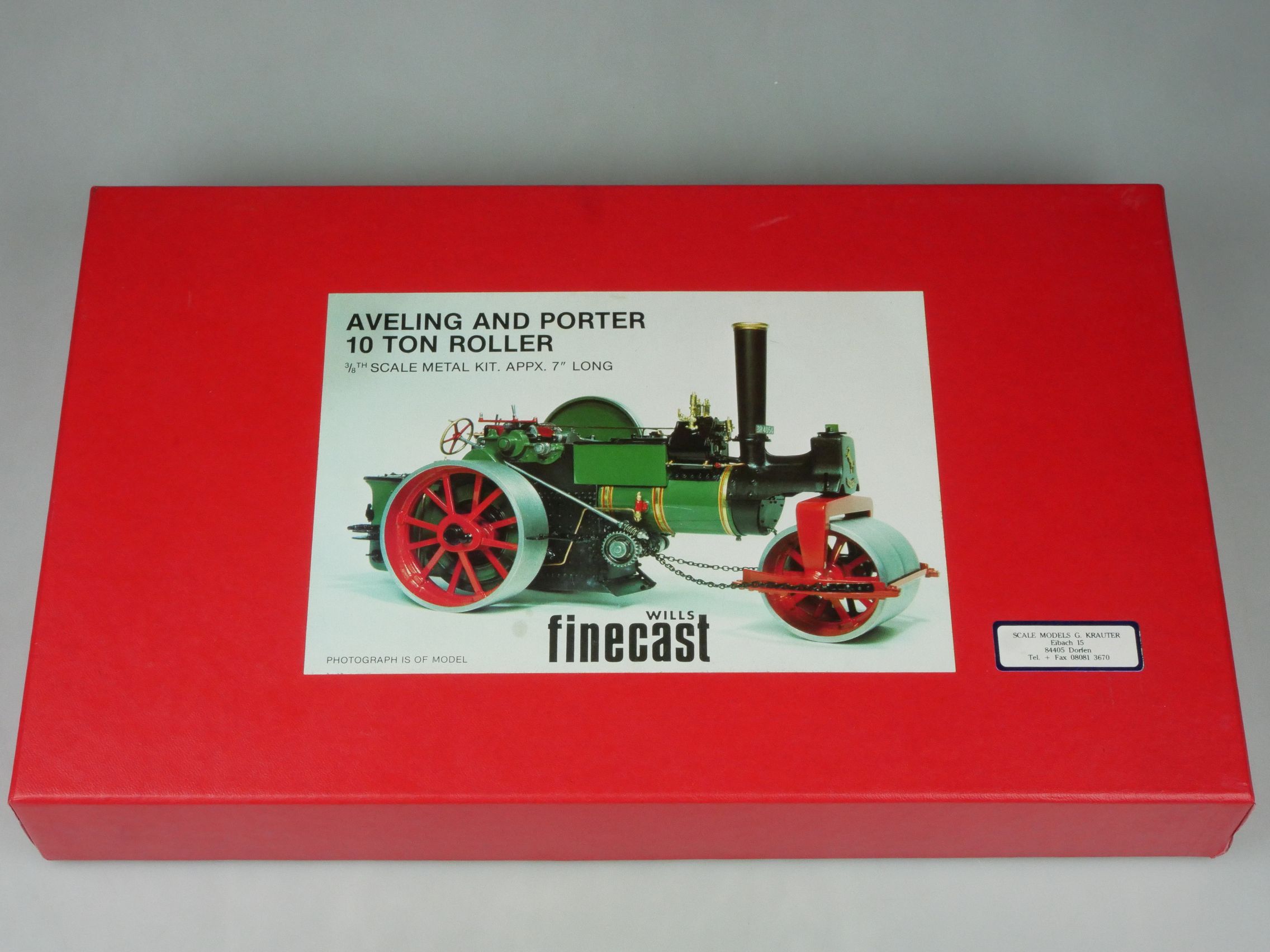 Wills Finecast 1/32 Spur 1 Aveling and Porter 10 Ton Roller Metal Kit Box 126787