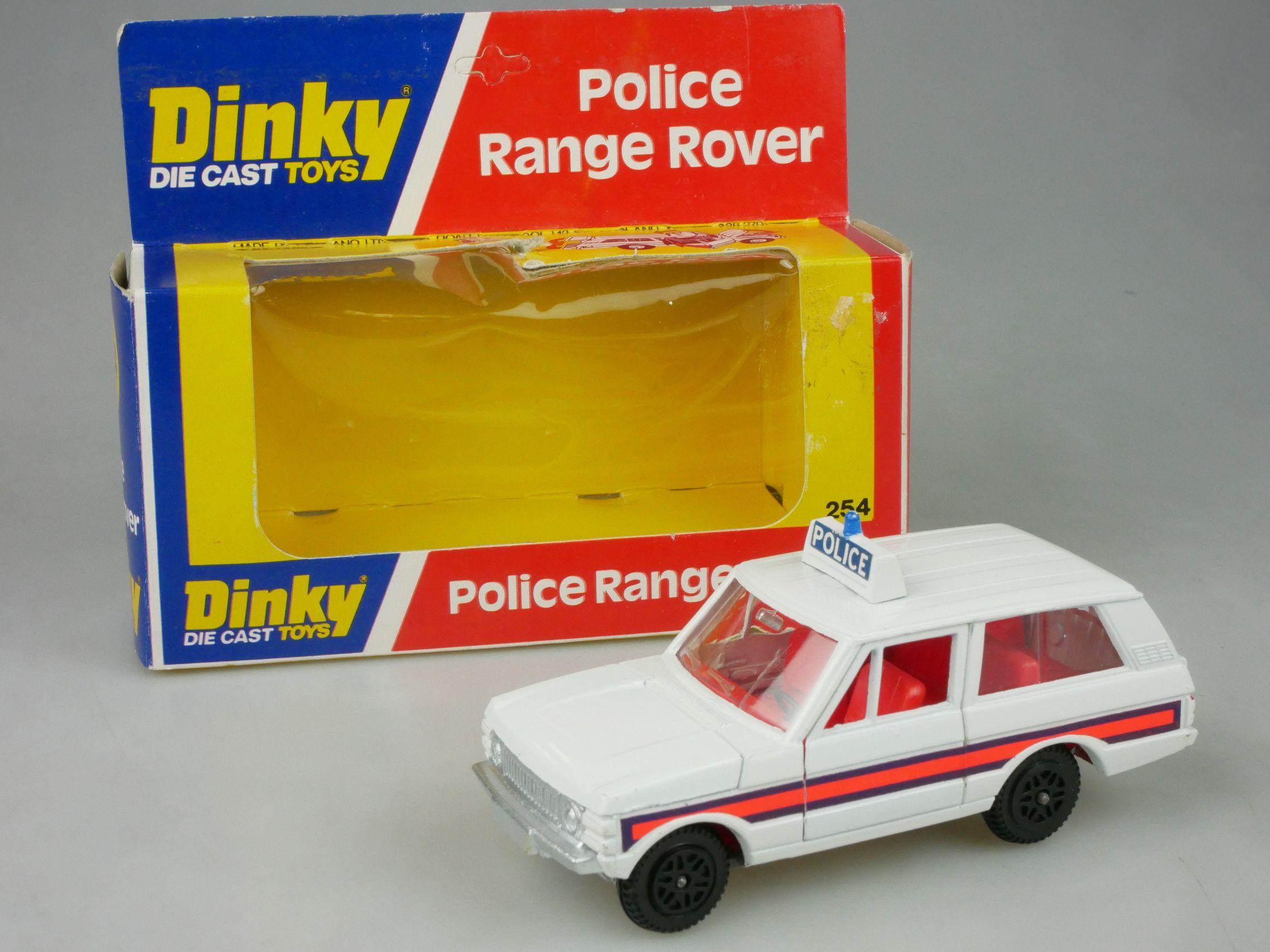 Dinky Toys 254 Police Range Rover England 1979 Blister 126841