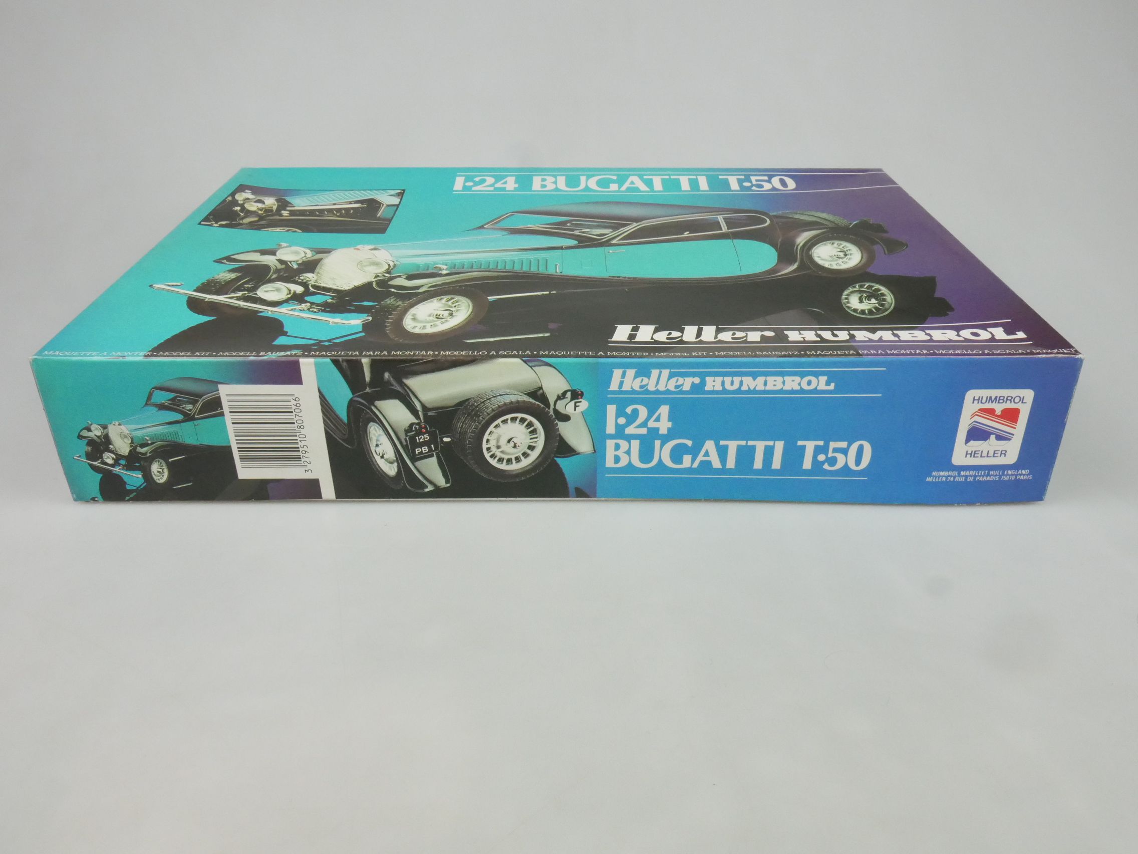 Maquette Heller Bugatti T.50 échelle 1/24 – Le Classique à Monter Pour Les Fans De Voitures Anciennes (158 Pièces)